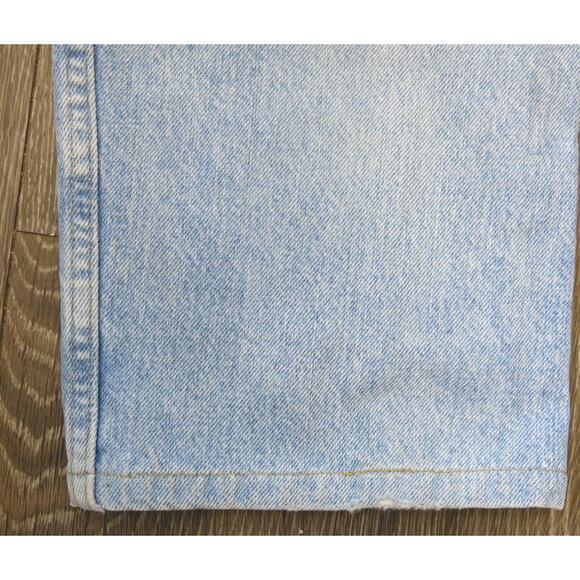 LEE Distressed Jeans 34x30-actual 32x27  Men's Stone Washed Trashed Light Blue - Picture 8 of 12
